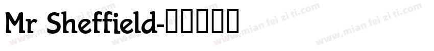 Mr Sheffield字体转换